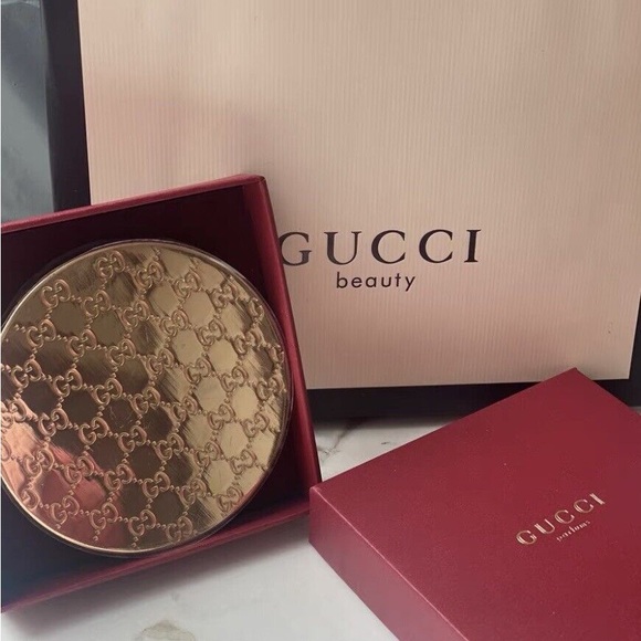 Gucci Accessories - Authentic Gucci GG Monogram Compact Mirror By GUCCI Beauty